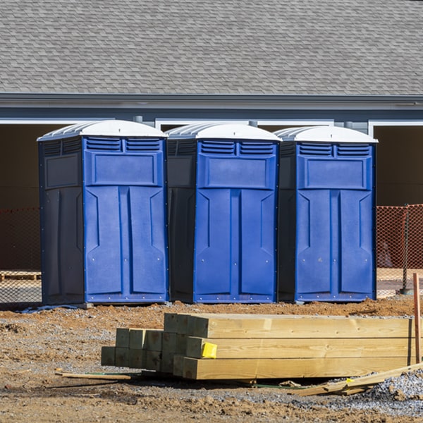 is there a specific order in which to place multiple porta potties in Frohn MN